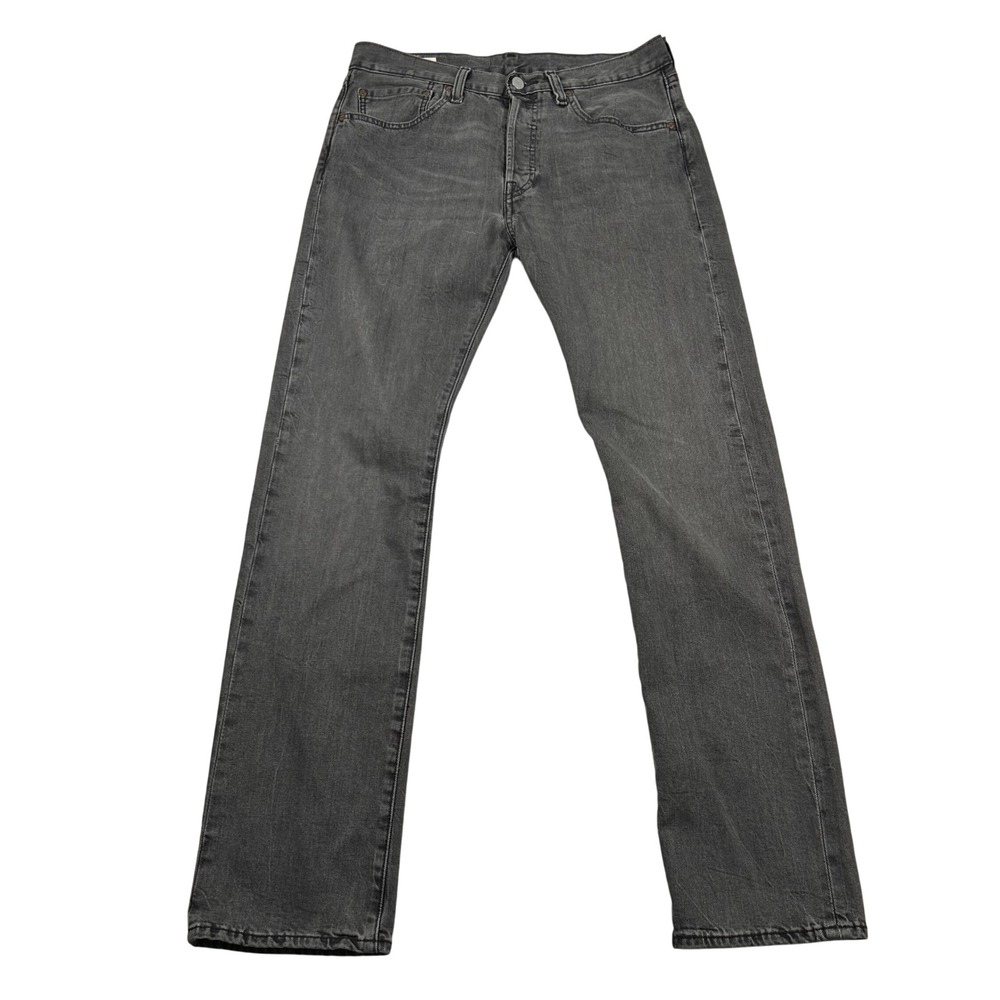 Levis 501 XX Premium Jeans Mens 31x32 Gray Charcoal Straight Leg Button Fly